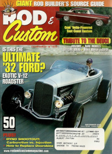 ROD & CUSTOM 2003 SEPT - DEUCE SPECIAL, DOOR SKIN REPLACED, EFI vs. CARB